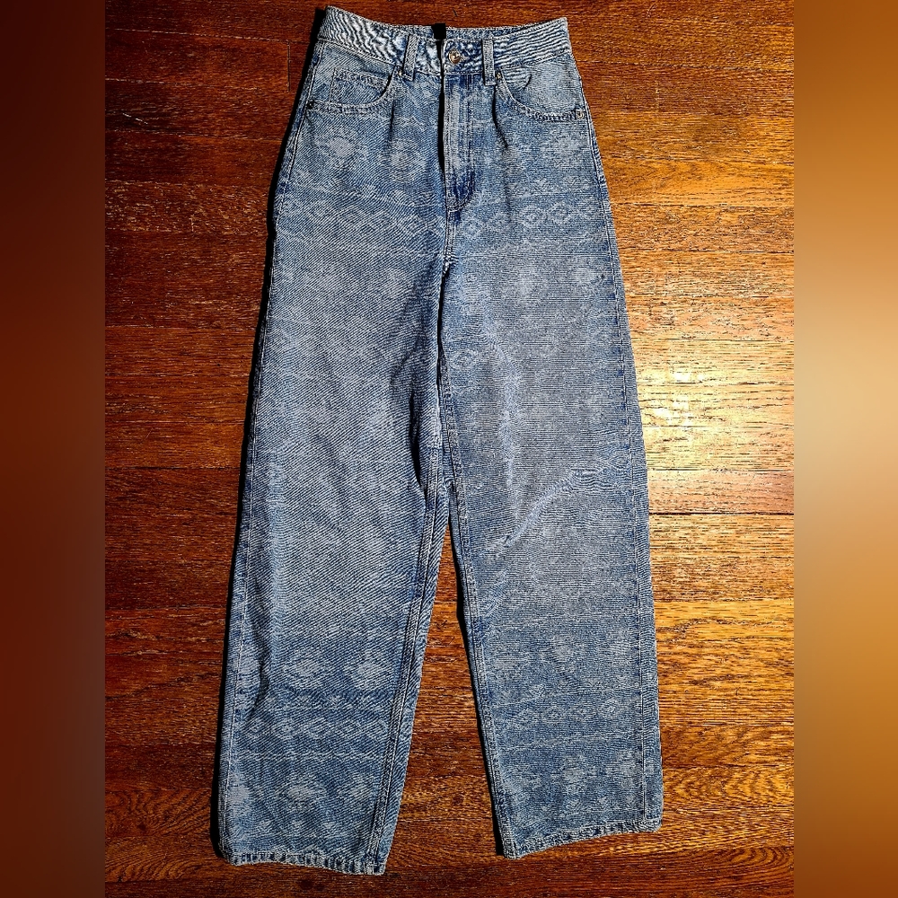 DIVIDED H&M High-Waist Western Jeans